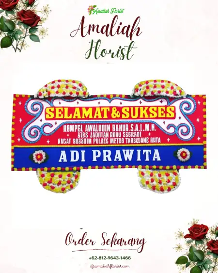 Papan Bunga Ucapan Selamat Airu